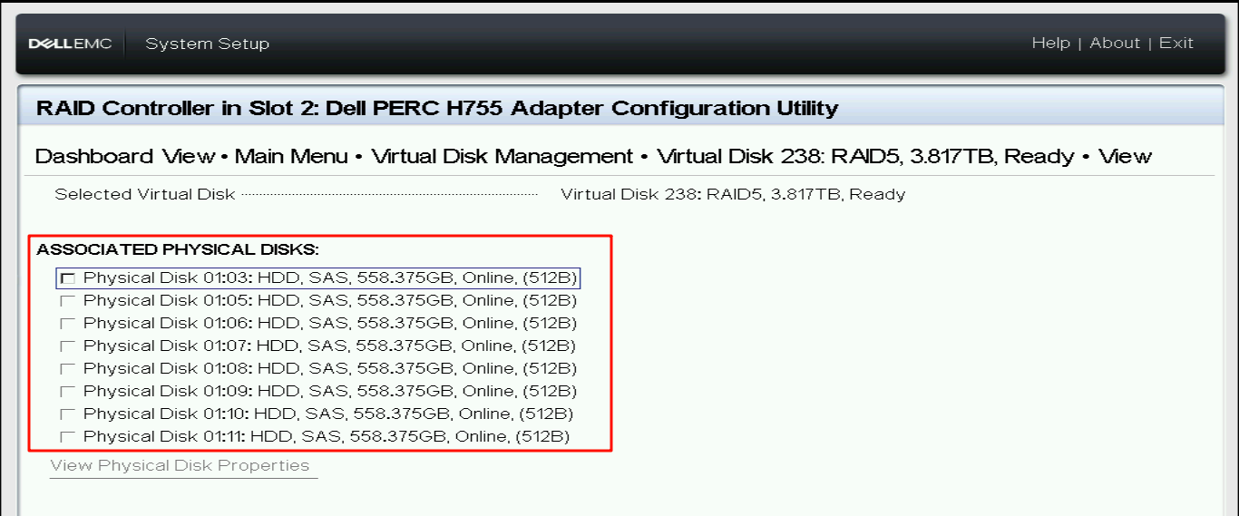 DELL戴尔服务器R750 H755阵列卡 配置磁盘阵列raid