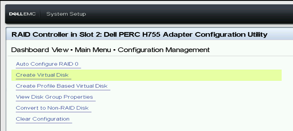 DELL戴尔服务器R750 H755阵列卡 配置磁盘阵列raid